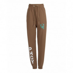Jeans e pantaloni in cotone marrone - S