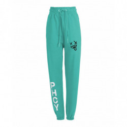 Jeans e pantaloni in cotone verde - M