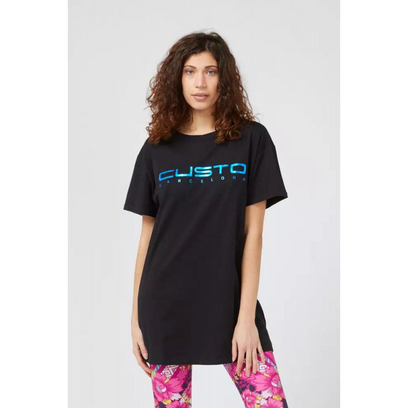 Top e maglietta in cotone blu - S