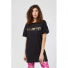 Top e maglietta in cotone nero - M