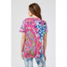 Top e T-shirt in cotone fucsia - S
