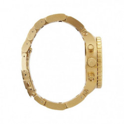 Orologio Uomo Nixon A037502-00 - Acciaio Color Oro - Quadrante Oro