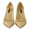 Scarpe décolleté tacco spillo pelle esotica gialla - EU39/US8.5