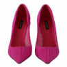 Scarpe décolleté con tacco alto a spillo in tulle rosa - EU39/US8.5