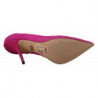 Scarpe décolleté con tacco alto a spillo in tulle rosa - EU39/US8.5