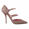 Sandali con cinturino glitterati rosa Mary Jane Shoes - EU39/US8.5