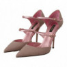 Sandali con cinturino glitterati rosa Mary Jane Shoes - EU39/US8.5