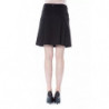 Gonna in poliestere nero - W42