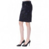 Gonna in cotone nero - W44