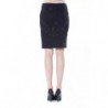Gonna in cotone nero - W46