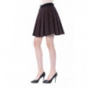 Gonna in cotone marrone - W40