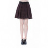 Gonna in cotone marrone - W40