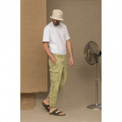 Jeans e pantaloni in cotone verde - W36