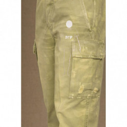 Jeans e pantaloni in cotone verde - W36