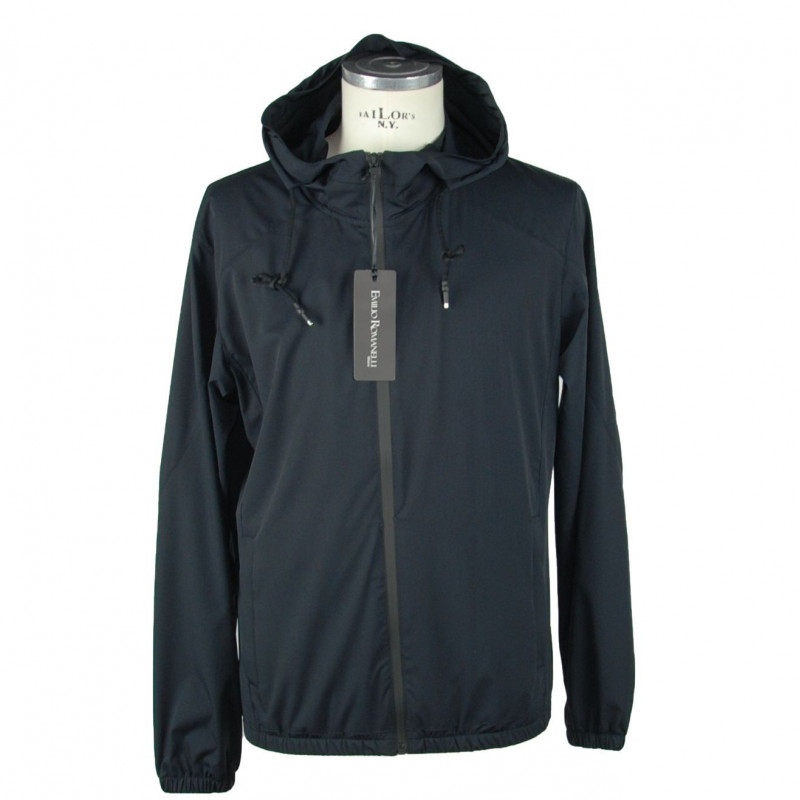 Giacca in poliestere nero - S