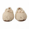 Ballerine bianche slip on in maglia di lana - EU40/US9.5