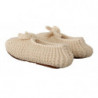Ballerine bianche slip on in maglia di lana - EU40/US9.5