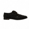 Scarpe basse formali borchiate con lacci nere - EU39/US8.5