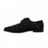 Scarpe basse formali borchiate con lacci nere - EU39/US8.5