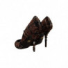 Scarpe décolleté a spillo a punta in tweed multicolor - EU39/US8.5