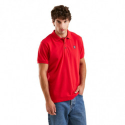 Polo in cotone rosso - XS