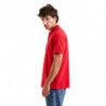 Polo in cotone rosso - XS