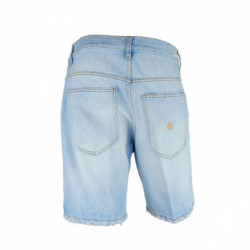 Short in cotone azzurro - W34