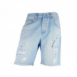 Short in cotone azzurro - W35