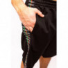 Pantaloncini in poliestere nero - XL