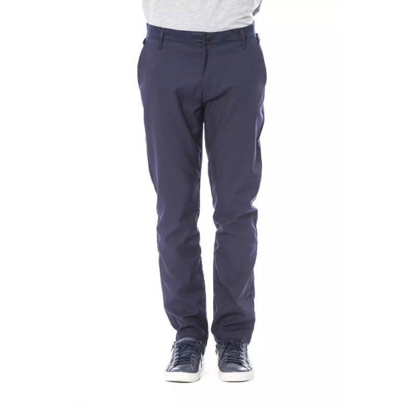 Jeans e pantaloni in poliestere blu - W34
