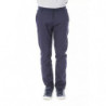 Jeans e pantaloni in poliestere blu - W34