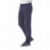 Jeans e pantaloni in poliestere blu - W34