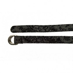 Cintura in lana nera - UNI