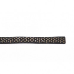 Cintura in pelle nera - S