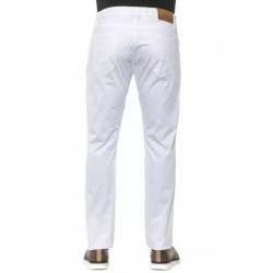 Jeans e pantaloni in cotone bianco - W38