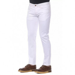 Jeans e pantaloni in cotone bianco - W35