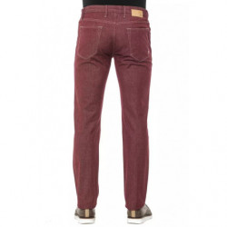 Jeans e pantaloni in cotone bordeaux - W35