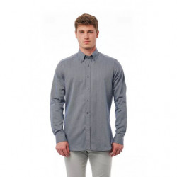 Camicia in cotone blu - XXL