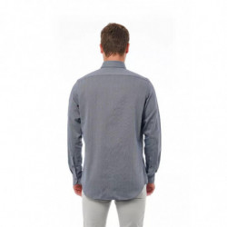 Camicia in cotone blu - XXL