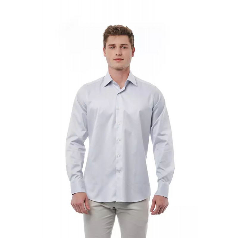 Camicia in cotone grigio - XXL