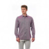 Camicia in cotone bordeaux - XXL