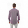 Camicia in cotone bordeaux - XXL