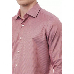 Camicia in cotone rosso - M