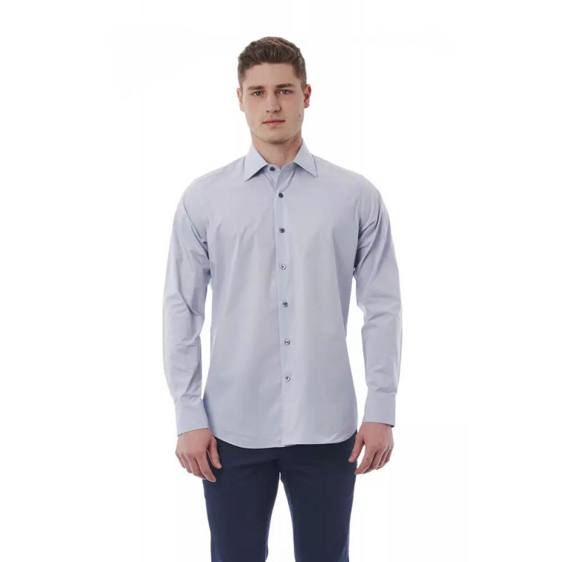 Camicia in cotone grigio - XXL