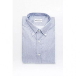 Camicia in cotone azzurro - XL