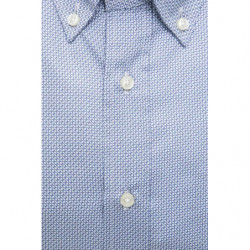 Camicia in cotone azzurro - XL