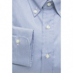 Camicia in cotone azzurro - L