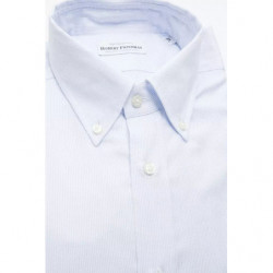 Camicia in cotone azzurro - S