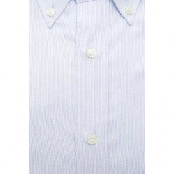 Camicia in cotone azzurro - XXL