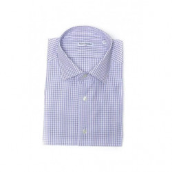 Camicia in cotone bordeaux - M